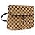 LOUIS VUITTON Damie Sovage Gazelle Harako leather Brown LV Auth am12331A Marrone