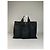Hermès Tote Vintage Hermes Canvas Nero Argento - vista 2