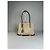 Vintage Prada Canvas Leder-Trim Tote Beige Braun - Ansicht 12