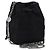 Autre Marque Stella MacCartney Schultertasche mit Kette Polyester Schwarz Silber Auth 196625A