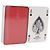 Hermès Carte da gioco HERMES carta Blue Red Auth BA15227M Rosso