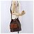 Céline Borsa a tracolla CELINE Macadam Canvas PVC Leather Brown Gold Auth 196696A Marrone D'oro - vista 24