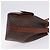 Céline Borsa a tracolla CELINE Macadam Canvas PVC Leather Brown Gold Auth 196696A Marrone D'oro - vista 3