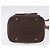 Céline Borsa a tracolla CELINE Macadam Canvas PVC Leather Brown Gold Auth 196696A Marrone D'oro - vista 5
