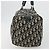 Borsa a mano Christian Dior Trotter Canvas Navy Silver Auth BA14770 Argento Blu navy - vista 4