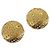 Orecchini CHANEL Metallo Tono Oro CC Auth 198843