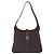 Borsa a tracolla Salvatore Ferragamo Canvas Brown Silver Auth 196735A Marrone Argento - vista 13