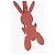 LOUIS VUITTON Rabbit Bag Charm metallo Jeff Queens Collaboration Pink Auth 198830M Rosa - vista 7