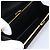 Céline Portafoglio lungo CELINE Macadam Canvas PVC Pelle Oro Nero Auth 198768V D'oro - vista 10