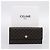Céline Portafoglio lungo CELINE Macadam Canvas PVC Pelle Oro Nero Auth 198768V D'oro - vista 12