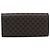 Céline Portafoglio lungo CELINE Macadam Canvas PVC Pelle Oro Nero Auth 198768V D'oro - vista 2