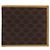 Céline Portafoglio CELINE Macadam PVC Leather Brown Beige Auth am12282V Marrone - vista 13