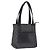 Borsa Tote GUCCI GG Canvas Nero Argento 28893 Auth 198333