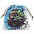 LOEWE Studio Ghibli Howl's Moving Castle Pouch Nylon Blue Auth 167497M