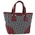 Borsa a mano Christian Dior Trotter Canvas Navy Silver Auth 196330A Argento Blu navy