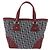 Borsa a mano Christian Dior Trotter Canvas Navy Silver Auth 196330A Argento Blu navy - vista 3