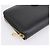 Portafoglio lungo GUCCI Interlocking G in pelle nera e oro Auth 198800V Nero D'oro - vista 14