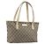 Borsa Tote GUCCI GG Supreme PVC Beige Silver 211138 Auth mr2860 Argento