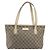 Borsa Tote GUCCI GG Supreme PVC Beige Silver 211138 Auth mr2860 Argento - vista 13