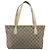 Borsa Tote GUCCI GG Supreme PVC Beige Silver 211138 Auth mr2860 Argento - vista 2
