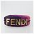 FENDI Graffiti Schultertasche aus Leder Multicolor Gold Auth 197520M Mehrfarben Golden - Ansicht 5
