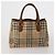 Borsa a mano Burberrys Nova Check Canvas nylon 2 Set Black Beige Auth bs36161 Nero - vista 3
