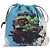 LOEWE Studio Ghibli Howl's Moving Castle Pouch Nylon Blue Auth 167498M Azul