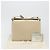 Borsa a tracolla GUCCI Old Turn Lock in pelle beige tono oro Auth am12298A - vista 12