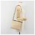 Borsa a tracolla GUCCI Old Turn Lock in pelle beige tono oro Auth am12298A - vista 28
