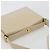 Borsa a tracolla GUCCI Old Turn Lock in pelle beige tono oro Auth am12298A - vista 6