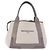 Bolsa de mão BALENCIAGA Navy Cabas XS Canvas White Silver 339933 Auth 196624 Prata Branco - vista 13
