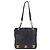 CHANEL Triple Coco Chain Schultertasche aus Leder Schwarz Gold CC Auth 198357 - Ansicht 13