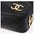 CHANEL Triple Coco Chain Schultertasche aus Leder Schwarz Gold CC Auth 198357 - Ansicht 14