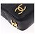 CHANEL Triple Coco Chain Schultertasche aus Leder Schwarz Gold CC Auth 198357 - Ansicht 15
