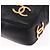 CHANEL Triple Coco Chain Schultertasche aus Leder Schwarz Gold CC Auth 198357 - Ansicht 16