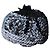 Borsa a tracolla SAINT LAURENT in nylon con paillettes Nera Auth ka5811V Nero - vista 2