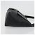 Borsa a tracolla BURBERRY in pelle nera argento Auth 198628A Nero - vista 3