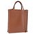Borsa LOEWE Standard A4 in pelle 2way Brown Gold Auth 196677A Marrone D'oro
