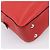 Borsa a mano con catena PRADA in pelle rossa argento Auth 198640V Rosso - vista 16