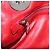 Borsa a mano con catena PRADA in pelle rossa argento Auth 198640V Rosso - vista 22