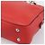 Borsa a mano con catena PRADA in pelle rossa argento Auth 198640V Rosso - vista 9