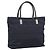 Borsa a mano GUCCI Nylon Navy Silver 002 2123 0457 Auth ep15803 Argento Blu navy