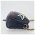 Borsa a tracolla GUCCI GG Marmont in pelle Navy Gold 447632 Auth ka5749A - vista 3