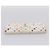 LOUIS VUITTON Multicolor Portefeuille Sarah Long Wallet M93745 LV Auth 197553 Bianco - vista 5