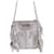 Borsa a tracolla Maje in pelle argento - vista 3
