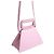 Borsa a tracolla Maje in pelle rosa - vista 4