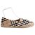 Burberry Espadrilles Beige Stoff
