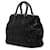 Borsa Satchel Prada Nappa Gaufre Nera Nero - vista 2