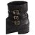 Jimmy Choo Schnallenstiefel aus Leder in Schwarz - Ansicht 5