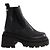 Botas de piel negras Sandro talla 36 Negro